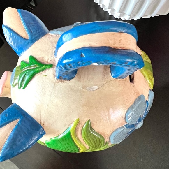 Vintage Colorful Large Piggy Bank - Picture 5 of 8